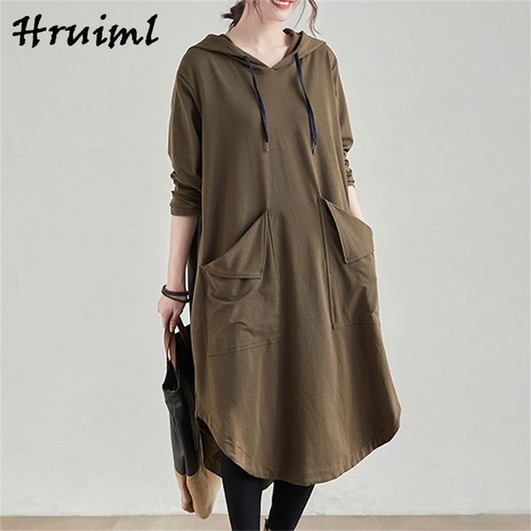 loose sweater dress long sleeve hooded collar for women fashion casual solid color personalized vestido de mulher 210513, Black;gray
loose sweater dress long sleeve hooded collar for women fashion casual solid color personalized vestido de mulher 210513, Black;gray