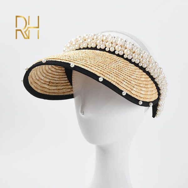 wide brim hats 2021 fashion pearl summer straw women empty sun hat ladies beach panama for girls feminino, Blue;gray
wide brim hats 2021 fashion pearl summer straw women empty sun hat ladies beach panama for girls feminino, Blue;gray