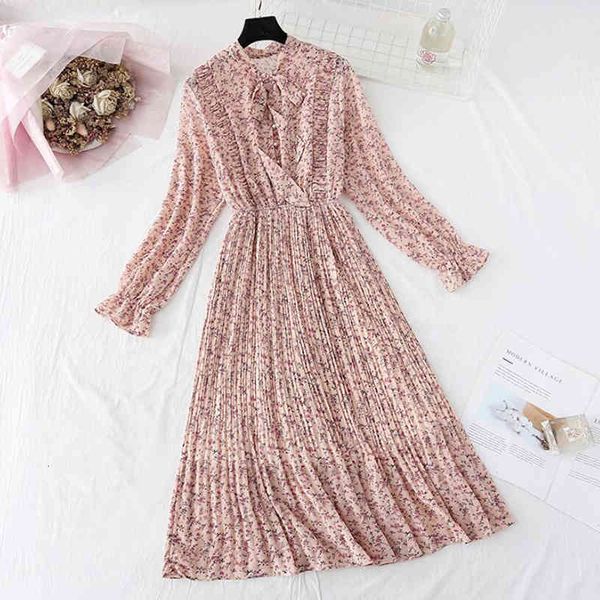 dresses spring summer women chiffon fashion female casual long sleeve floral print pleated elastic waist a-line vestido, Black;gray
dresses spring summer women chiffon fashion female casual long sleeve floral print pleated elastic waist a-line vestido, Black;gray