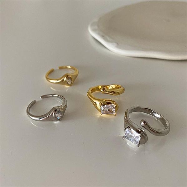 cluster rings masa south korean niche design cold wind irregular metal zircon open ring ladies personality simple and versatile jewery, Golden;silver
cluster rings masa south korean niche design cold wind irregular metal zircon open ring ladies personality simple and versatile jewery, Golden;silver