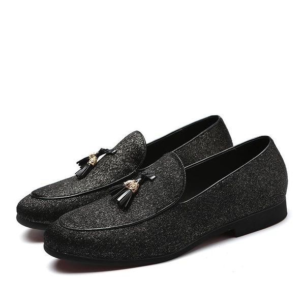 dress shoes 2021 fashion tassel fringe red bottom casual mens low heel slip-on loafers night club party big size 38-48, Black
dress shoes 2021 fashion tassel fringe red bottom casual mens low heel slip-on loafers night club party big size 38-48, Black