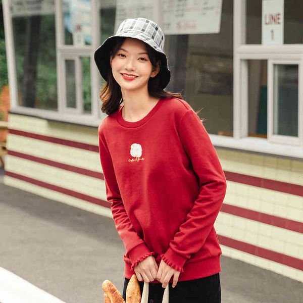 women's jackets inman autumn beautiful crewneck lovely embroidered sweatshirt loose relax circle pure cotton female collar sweat 3wmx, Black;brown
women's jackets inman autumn beautiful crewneck lovely embroidered sweatshirt loose relax circle pure cotton female collar sweat 3wmx, Black;brown