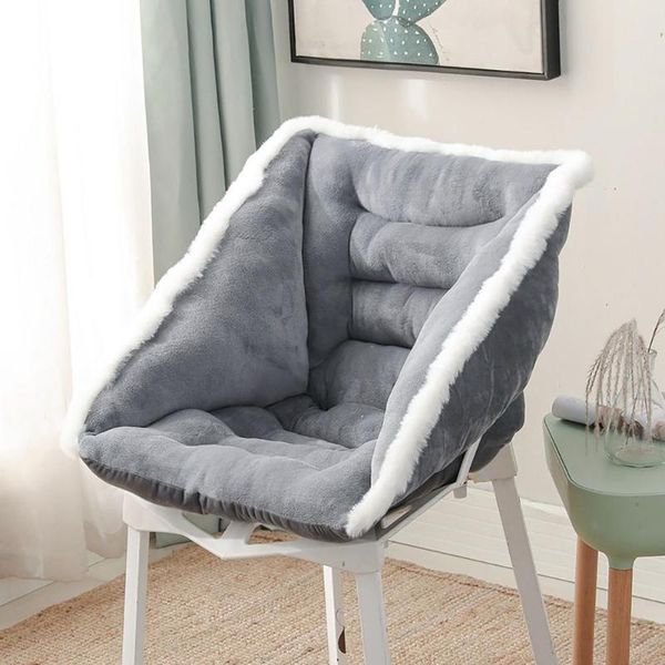 cushion/decorative pillow cushion office sedentary backrest one chair seat stool lazy buthick winter plush on the ground semi-enclosed