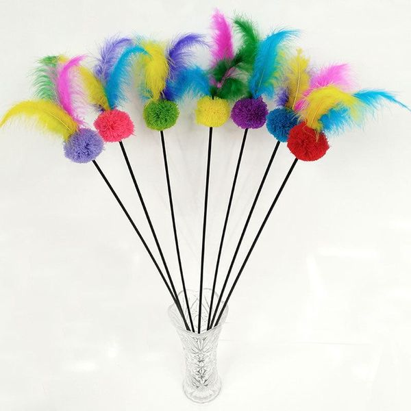 cat toys 2pcs/lot 60cm length funny feather pet playing sticks with cats cute supplies
cat toys 2pcs/lot 60cm length funny feather pet playing sticks with cats cute supplies