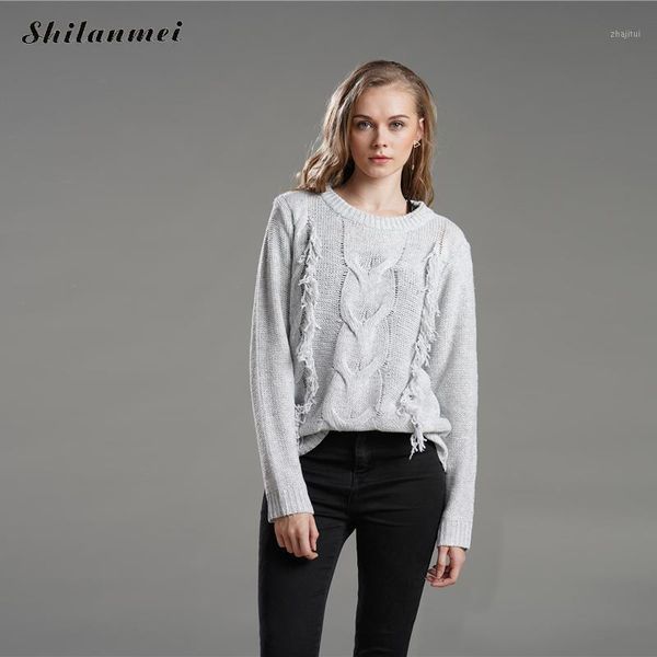 women's sweaters light grey ladies pullover fashion tassel slim for women autumn 2021 jumpers knitted clothes female mujer, White;black
women's sweaters light grey ladies pullover fashion tassel slim for women autumn 2021 jumpers knitted clothes female mujer, White;black
