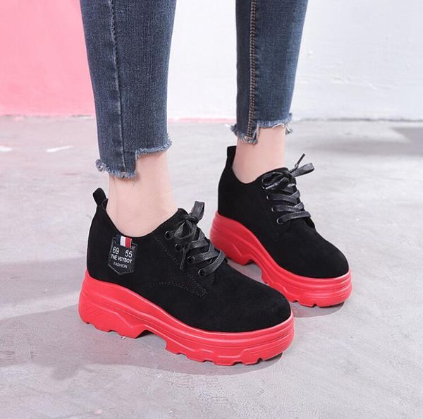 boots women ankle round head lace up wedge platform shoes woman autumn casual winter single, Black
boots women ankle round head lace up wedge platform shoes woman autumn casual winter single, Black