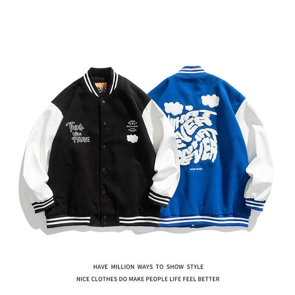 men's jackets 2021 autumn letter towel embroidery baseball bomber jacket women's oversize varsity coat campus street vintage, Black;brown
men's jackets 2021 autumn letter towel embroidery baseball bomber jacket women's oversize varsity coat campus street vintage, Black;brown