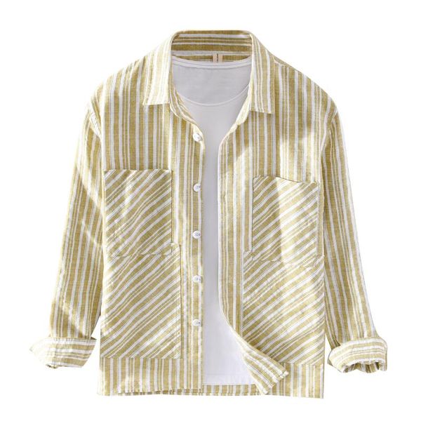 linen and cotton quality italy brand shirts men casual trendy for comfortable stripe shirt mens camsia chemise men's, White;black
linen and cotton quality italy brand shirts men casual trendy for comfortable stripe shirt mens camsia chemise men's, White;black