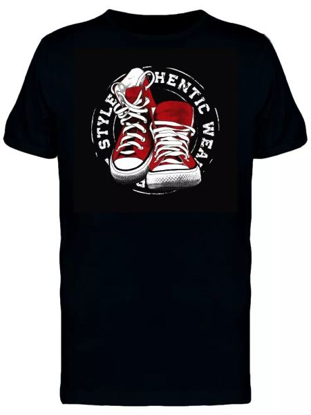 authentic wear grunge shoes men's tee -image by shutterstock, White;black
authentic wear grunge shoes men's tee -image by shutterstock, White;black