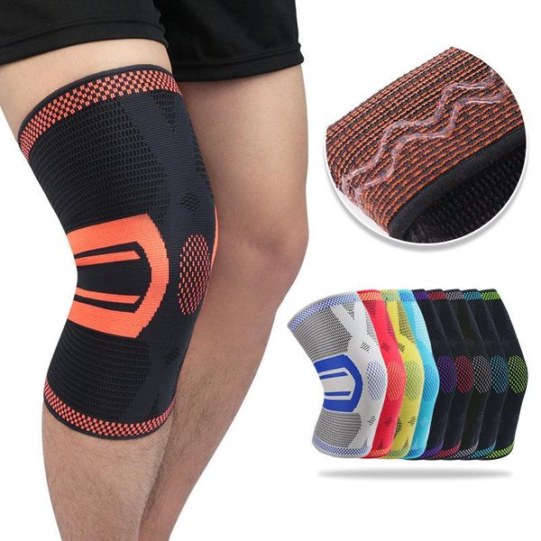 1pc nylon elastic sports knee pads breathable support brace running fitness hiking cycling protector joelheiras elbow &, Black;gray