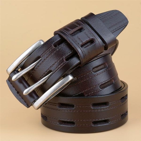 belts men belt cow leather strap male alloy buckle designer black coffee brown men's classic pin, Black;brown
belts men belt cow leather strap male alloy buckle designer black coffee brown men's classic pin, Black;brown