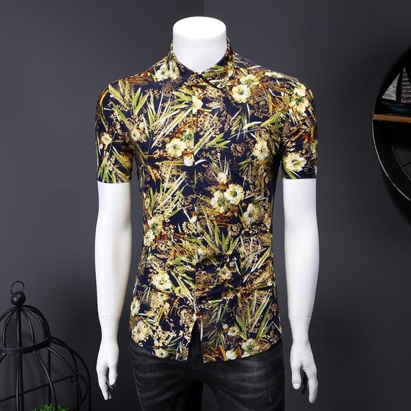 men's casual shirts plus size 7xl 6xl 5xl summer short sleeve floral men clothing 2021 simple all match slim fit stretched blouses, White;black
men's casual shirts plus size 7xl 6xl 5xl summer short sleeve floral men clothing 2021 simple all match slim fit stretched blouses, White;black