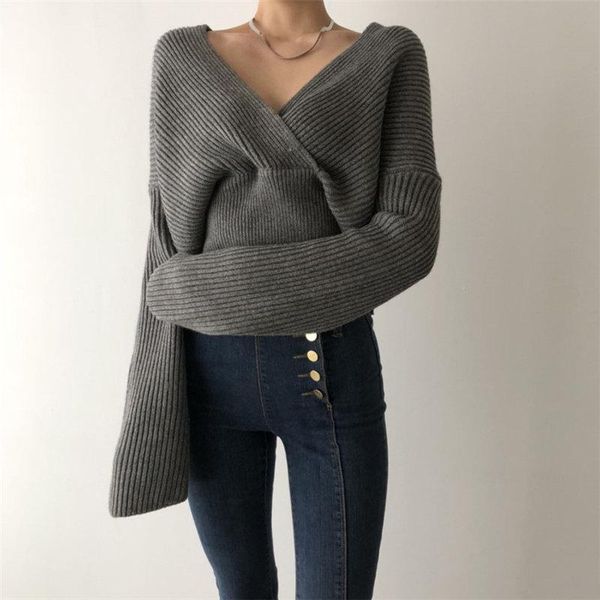 women's sweaters alien kitty fresh knitted high waist v-neck pullovers basic chic stylish slender all-match loose female women, White;black
women's sweaters alien kitty fresh knitted high waist v-neck pullovers basic chic stylish slender all-match loose female women, White;black