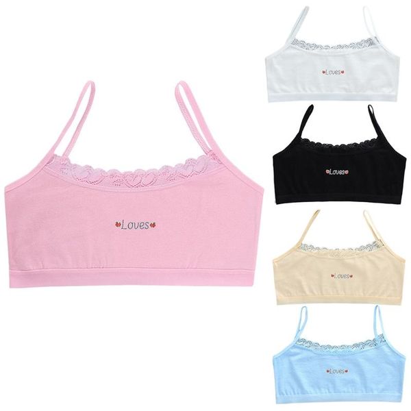 camisoles & tanks k4ub teen girls cotton training bra student love letters strawberry lace underwear, Black;white
camisoles & tanks k4ub teen girls cotton training bra student love letters strawberry lace underwear, Black;white