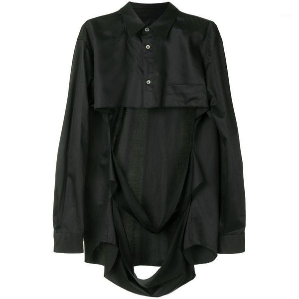 xs-6xl 2021 men's clothing hair stylist show design hollow out button up shirt plus size costumes casual shirts, White;black
xs-6xl 2021 men's clothing hair stylist show design hollow out button up shirt plus size costumes casual shirts, White;black