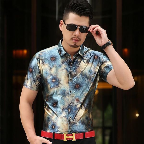 mens floral shirt short sleeve 2021 fashion summer style men casual shirts slim fit camisas masculinas plus size men's, White;black
mens floral shirt short sleeve 2021 fashion summer style men casual shirts slim fit camisas masculinas plus size men's, White;black