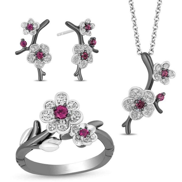 jewelry sets luxury designer bracelet rhinestone plum blossom flower women necklace ear stud earrings finger ring vintage design decor acces, Black
jewelry sets luxury designer bracelet rhinestone plum blossom flower women necklace ear stud earrings finger ring vintage design decor acces, Black