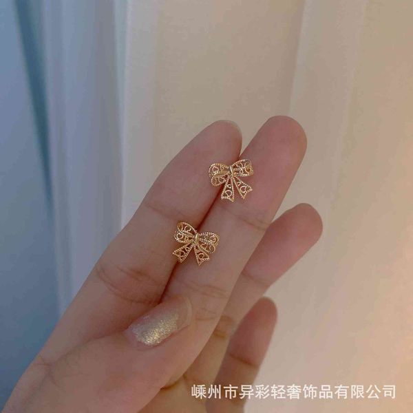 colorful bow light luxury earrings temperament korean summer sweet trend, Golden
colorful bow light luxury earrings temperament korean summer sweet trend, Golden