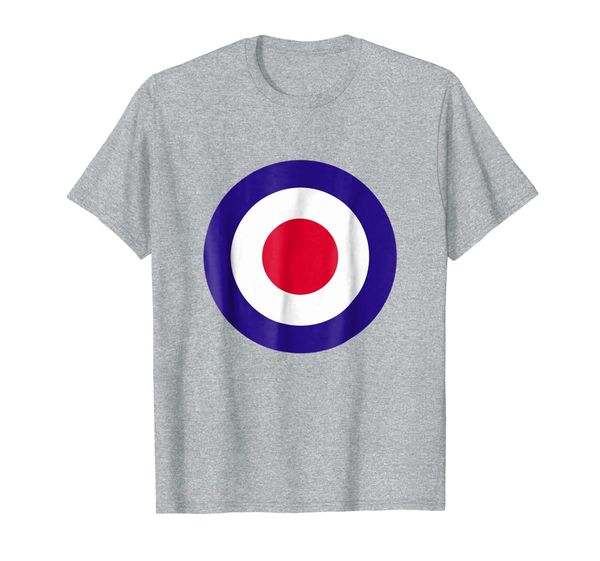 mod target t-shirt retro mods arrow targets fashion, White;black