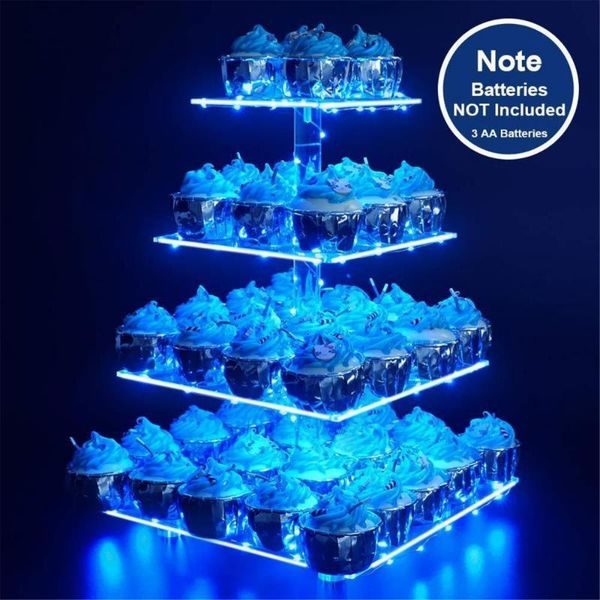 other bakeware 4 tiers led light string cupcake acrylic display holder stand party decoration
other bakeware 4 tiers led light string cupcake acrylic display holder stand party decoration