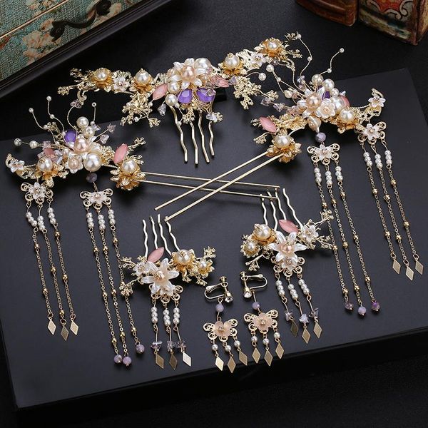 party masks hanfu headdress set tassel step shake mori girl super fairy earrings hair combs ancient style hairpin kanzashi classical bride
party masks hanfu headdress set tassel step shake mori girl super fairy earrings hair combs ancient style hairpin kanzashi classical bride