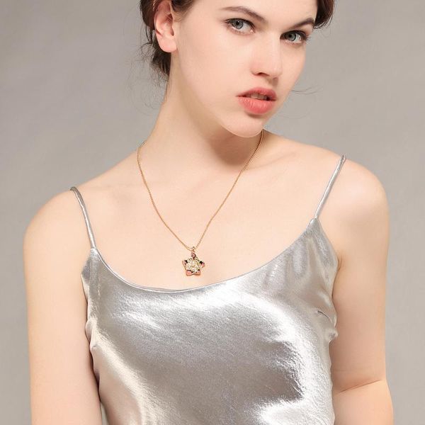 pendant necklaces 2021 accessories retro classic geometric enamel star hollow teardrop pendent necklace party engagement banquet anniversary, Silver
pendant necklaces 2021 accessories retro classic geometric enamel star hollow teardrop pendent necklace party engagement banquet anniversary, Silver