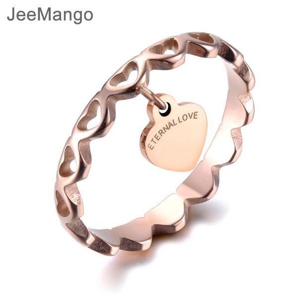 wedding rings romantic eternal love heart charm engagement ring rose gold stainless steel hollow for women r19016, Slivery;golden
wedding rings romantic eternal love heart charm engagement ring rose gold stainless steel hollow for women r19016, Slivery;golden