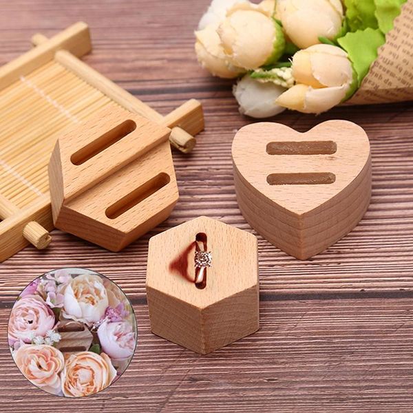 jewelry pouches, bags 1pc wooden hexagon heart-shaped ring display stand couples rings holder gift, Pink;blue
jewelry pouches, bags 1pc wooden hexagon heart-shaped ring display stand couples rings holder gift, Pink;blue