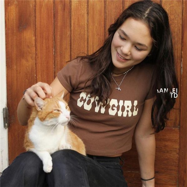 vintage letter print crop women casual short sleeve cotton pullover tees summer slim streetwear t-shirt woman women's, White
vintage letter print crop women casual short sleeve cotton pullover tees summer slim streetwear t-shirt woman women's, White
