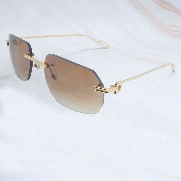 metal sunglasses mens designer sun glasses women driving shades summer cool decoration protect rimless sunglass italy, White;black
metal sunglasses mens designer sun glasses women driving shades summer cool decoration protect rimless sunglass italy, White;black