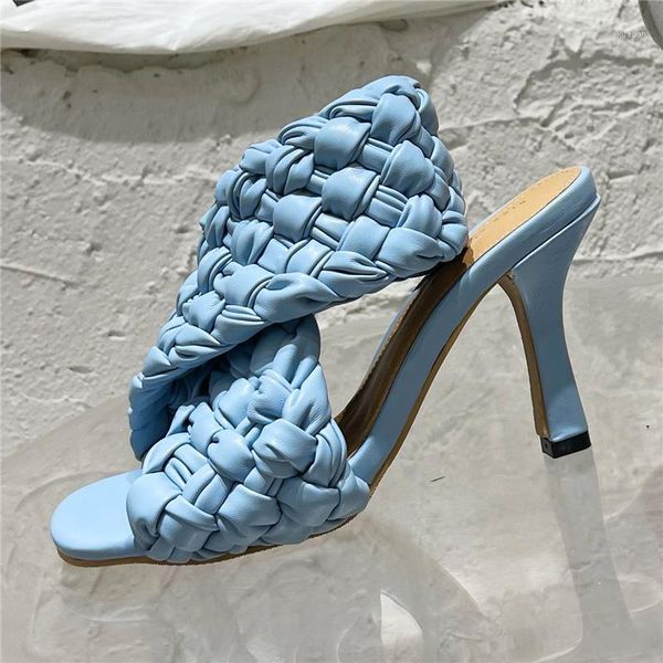 women 9cm slides blue slip on sandals girls fetish summer outdoor weave slippers luxury designer platform shoes1, Black
women 9cm slides blue slip on sandals girls fetish summer outdoor weave slippers luxury designer platform shoes1, Black