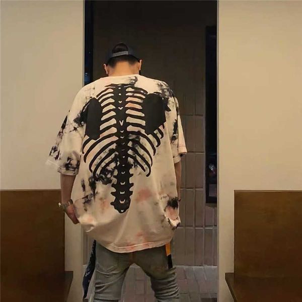 men's t-shirts high-quality splash ink tie-dye kapital t shirt men women skeleton bone printing t-shirt tees harajuku clothing vlvi, White;black
men's t-shirts high-quality splash ink tie-dye kapital t shirt men women skeleton bone printing t-shirt tees harajuku clothing vlvi, White;black