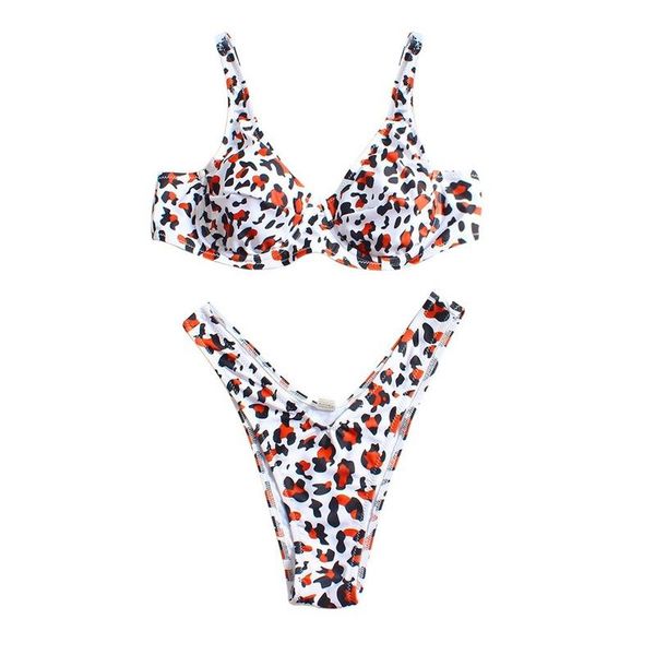 women's swimwear 2021 bikini one piece swimsuit women leopard print backless wire polyester, White;black
women's swimwear 2021 bikini one piece swimsuit women leopard print backless wire polyester, White;black