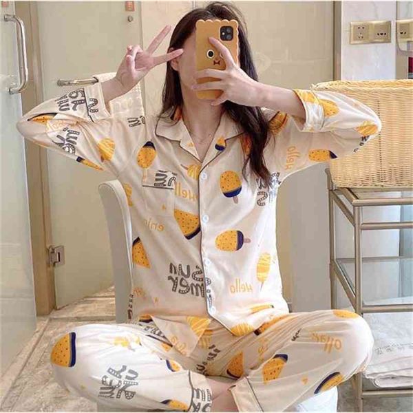 women's sleepwear long-sleeved pajamas women cotton trousers spring autumn suit cardigan outside wear cartoon cute girl's sleepwea, Black;red
women's sleepwear long-sleeved pajamas women cotton trousers spring autumn suit cardigan outside wear cartoon cute girl's sleepwea, Black;red
