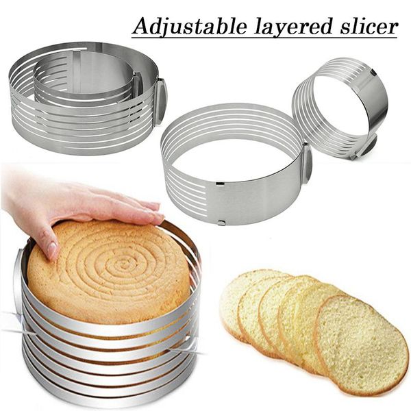 layer cake cutter slicer stainless steel adjustable retractable round bread ring baking mold xh8z & pastry tools
layer cake cutter slicer stainless steel adjustable retractable round bread ring baking mold xh8z & pastry tools