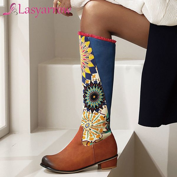 boots lasyarrow woman knee high chinese style block heel med heels platform shoes spring autumn thigh riding botas 5jl7, Black
boots lasyarrow woman knee high chinese style block heel med heels platform shoes spring autumn thigh riding botas 5jl7, Black