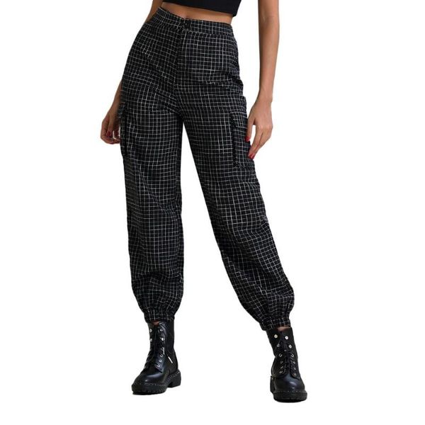 women's pants & capris 2021 summer autumn casual loose harem cotton linen plaid trousers high waist pocket overalls pant, Black;white
women's pants & capris 2021 summer autumn casual loose harem cotton linen plaid trousers high waist pocket overalls pant, Black;white