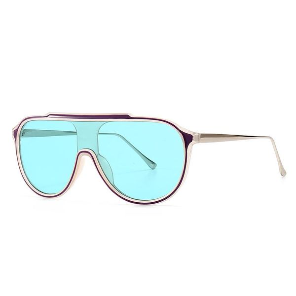 sunglasses teenyoun oversize retro women brand designer sun glasses one piece mirror reflective shades eyeware fda, White;black
sunglasses teenyoun oversize retro women brand designer sun glasses one piece mirror reflective shades eyeware fda, White;black