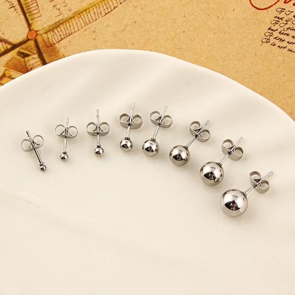 design stainless steel punk gothic round ball stud earrings for women girls ear jewelry gift, Golden;silver
design stainless steel punk gothic round ball stud earrings for women girls ear jewelry gift, Golden;silver
