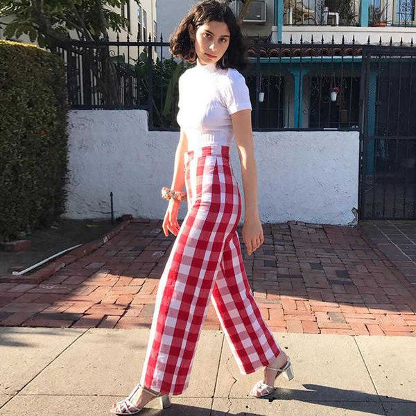 women's pants & capris holiday printed plaid flare womens designer casual clo cvjt, Black;white
women's pants & capris holiday printed plaid flare womens designer casual clo cvjt, Black;white
