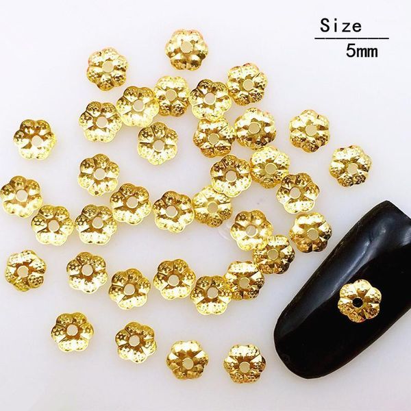500pcs/lot 5mm gold silver hollow flower rivets studs metal alloy nail art decorations 3d diy sticker/charms for manicure1, Silver;gold
500pcs/lot 5mm gold silver hollow flower rivets studs metal alloy nail art decorations 3d diy sticker/charms for manicure1, Silver;gold