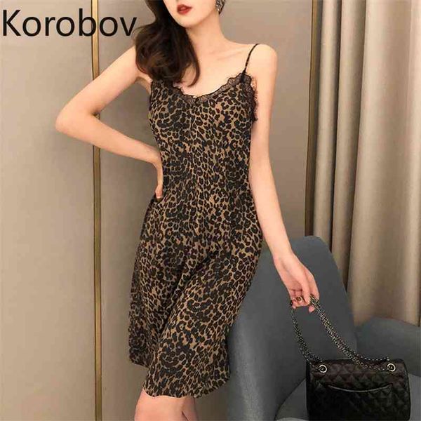 korobov v neck lace patchwork women dress vintage leopard print sleeveless spaghetti strap dresses high waist vestidos 210430, Black;gray
korobov v neck lace patchwork women dress vintage leopard print sleeveless spaghetti strap dresses high waist vestidos 210430, Black;gray