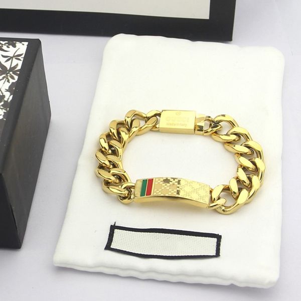 high quatity ladies silver lady gold identification bracelets luxurys designer italy brand titanium chain bangle luxury jewelry classic lett, Black
high quatity ladies silver lady gold identification bracelets luxurys designer italy brand titanium chain bangle luxury jewelry classic lett, Black