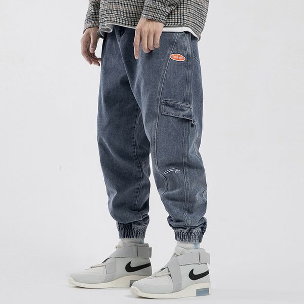 jeans newly fashion japanese style men jeans loose fit spliced designer wide leg harem trousers streetwear hip hop joggers cargo pants, Blue
jeans newly fashion japanese style men jeans loose fit spliced designer wide leg harem trousers streetwear hip hop joggers cargo pants, Blue
