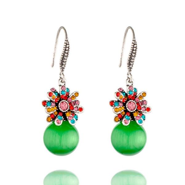 retail french copper hook retro opal style earrings ethnic peacock shaped creative jewelry qj003 dangle & chandelier, Silver
retail french copper hook retro opal style earrings ethnic peacock shaped creative jewelry qj003 dangle & chandelier, Silver