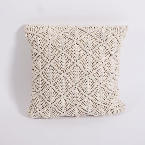 pillow case boho cotton rope macrame hand-woven throw covers decorative cushion cover for sofa bed chair home decor
pillow case boho cotton rope macrame hand-woven throw covers decorative cushion cover for sofa bed chair home decor