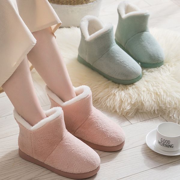 women winter warm plush couples home floor shoes anti-slip comfortable flats fur slippers, Black
women winter warm plush couples home floor shoes anti-slip comfortable flats fur slippers, Black