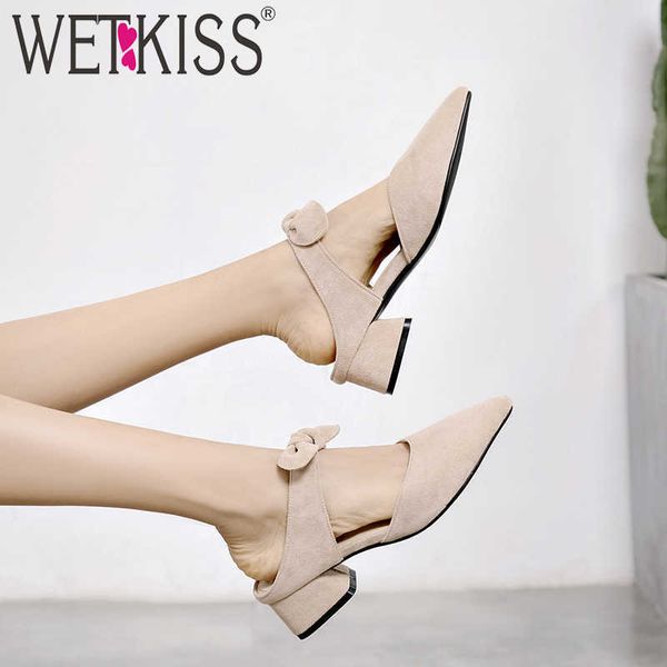 wetkiss flock slippers women med heels slides shoes butterfly knot summer mules shoes ladies pointed toe shoes female 210630, Black
wetkiss flock slippers women med heels slides shoes butterfly knot summer mules shoes ladies pointed toe shoes female 210630, Black