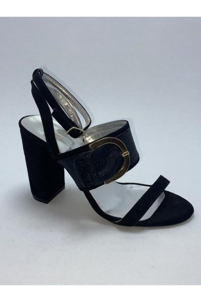 sandals women's black silvery and arched heels