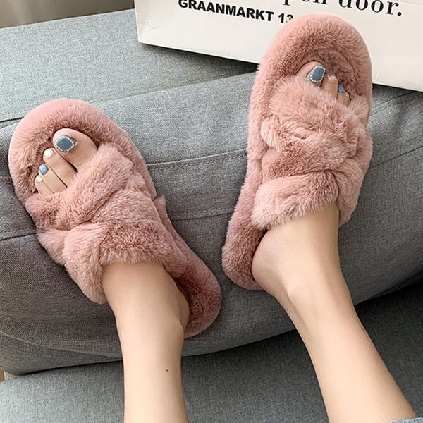 slippers 2022 fashion woven cross upper design thick bottom home women fur plush indoor faux warm ladies bedroom, Black
slippers 2022 fashion woven cross upper design thick bottom home women fur plush indoor faux warm ladies bedroom, Black
